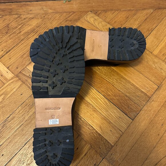 Rachel Comey Adams Sandal Black Lizard Print Leather Womens Size 10 - Picture 3 of 3